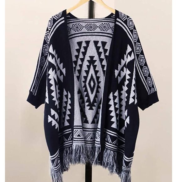 Womens Aztec Cardigans - Picture 3 of 6